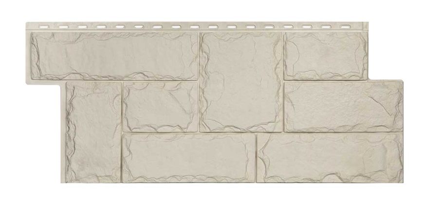 Фасадная панель T-Сайдинг, Марсель ЭКО-1 Белый купить в Сочи