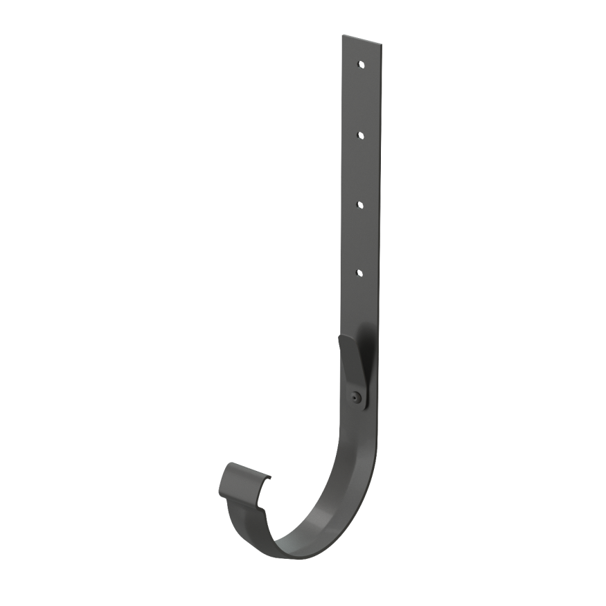 Металлический кронштейн для желоба Docke Lux, Графит купить в Сочи