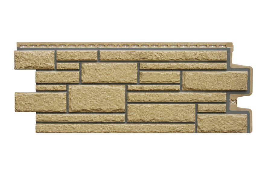 Фасадные панели Grand Line, Камелот Design, Песочный купить в Сочи