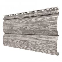 Виниловый сайдинг Tecos Lux Двойной оцилиндрованный брус, Алтайская берёза