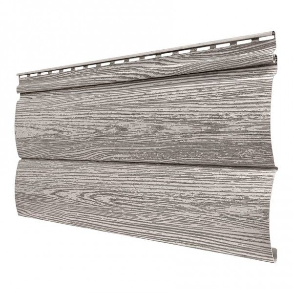 Виниловый сайдинг Tecos Lux Двойной оцилиндрованный брус, Алтайская берёза купить в Сочи