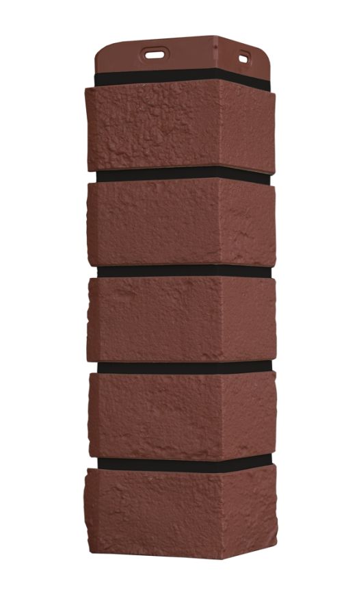 Угол наружный Grand Line, Состаренный кирпич Design Plus, Корица (Черный шов) купить в Сочи