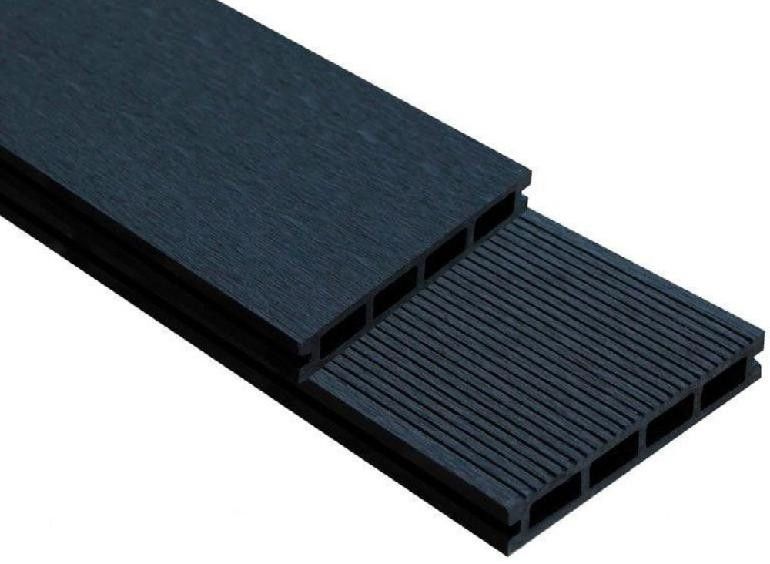 Террасная доска ДПК Outdoor Вельвет шлифованная черного цвета купить в Сочи