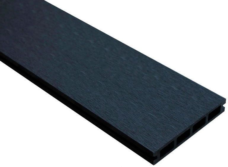 Террасная доска ДПК Outdoor Вельвет шлифованная черного цвета купить в Сочи