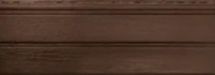 Виниловый сайдинг Альта-Профиль Альта-Брус Премиум, Орех темный