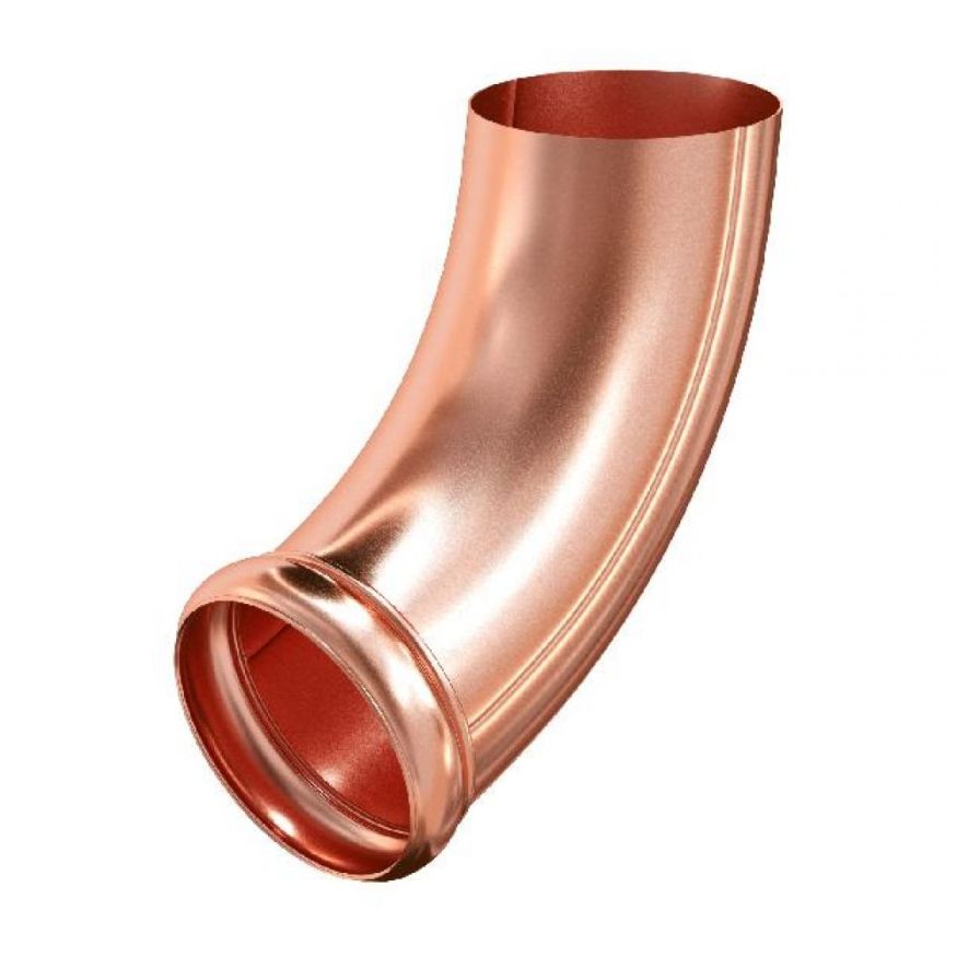 Декорированный отвод трубы Aquasystem из меди 125/90 купить в Сочи