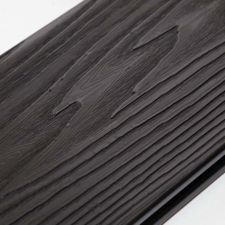 Террасная доска Экодекинг Титан 3D, Антрацит купить в Сочи