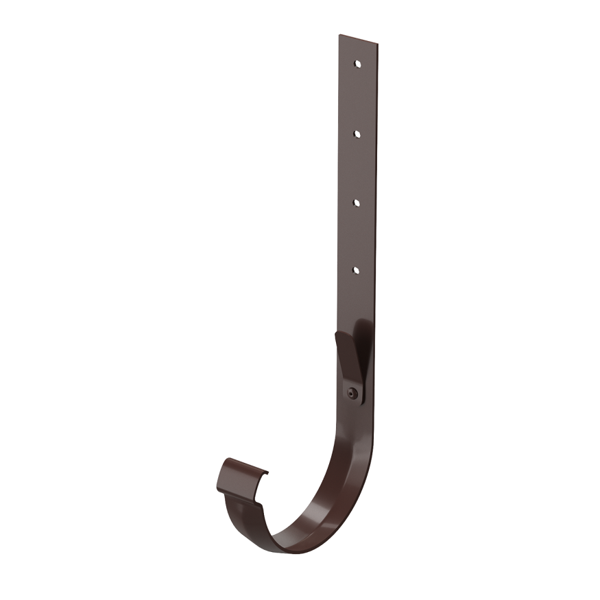 Металлический кронштейн для желоба Docke Lux, Шоколад купить в Сочи
