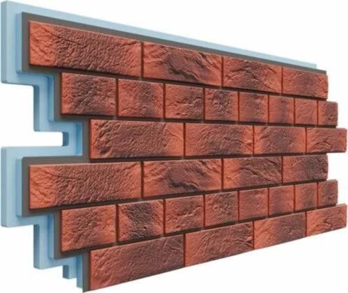 Фасадная термопанель Доломит Венецианский Кирпич 40 мм, Корса  купить в Сочи