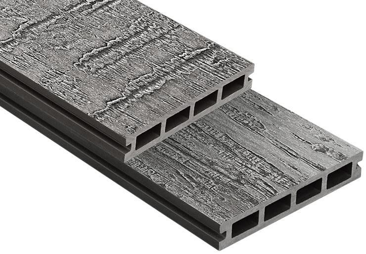 Террасная доска ДПК Outdoor 3D VIRGINIA/COLORADO в темно-сером цвете. купить в Сочи