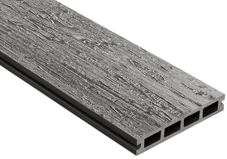 Террасная доска ДПК Outdoor 3D VIRGINIA/COLORADO в темно-сером цвете. купить в Сочи