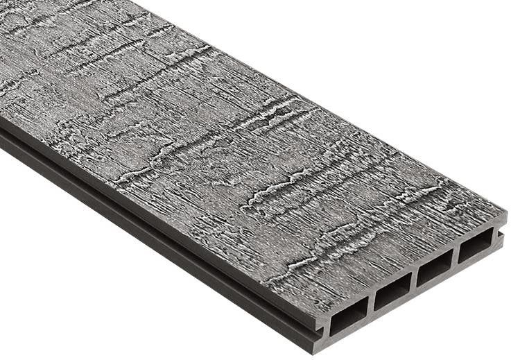 Террасная доска ДПК Outdoor 3D VIRGINIA/COLORADO в темно-сером цвете. купить в Сочи