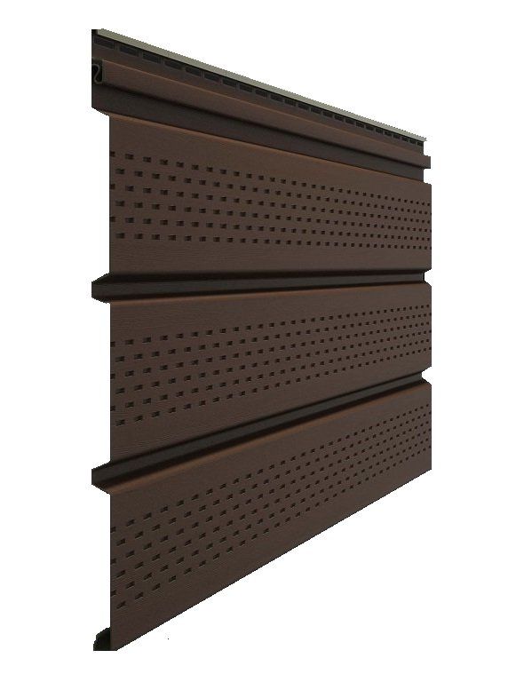 Софит Docke T4 с полной перфорацией, Каштан купить в Сочи