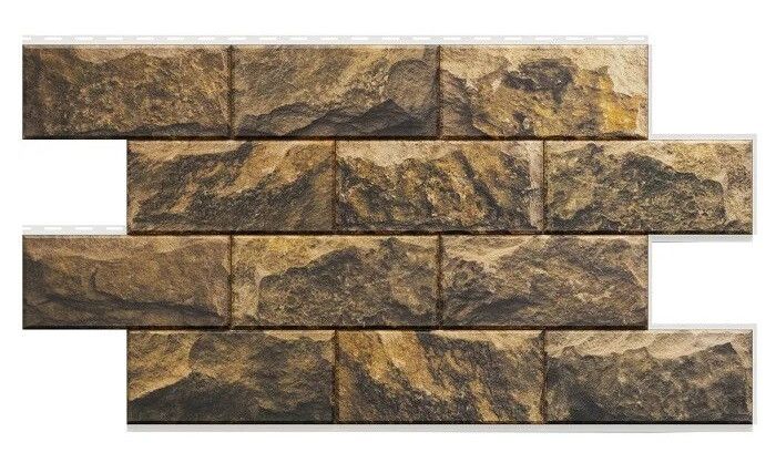Фасадная термопанель Доломит Дагестанский камень, Тигровый глаз купить в Сочи