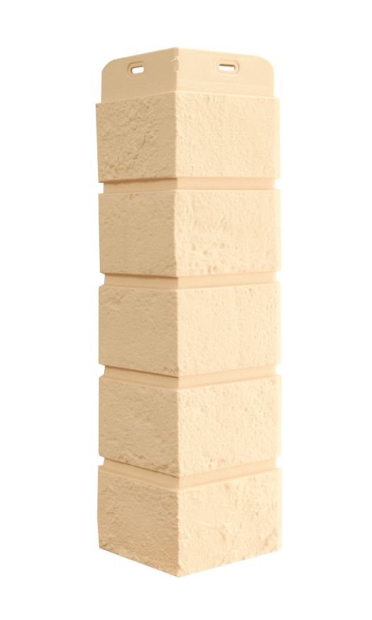 Угол наружный Grand Line, Состаренный кирпич Classic, Бежевый купить в Сочи