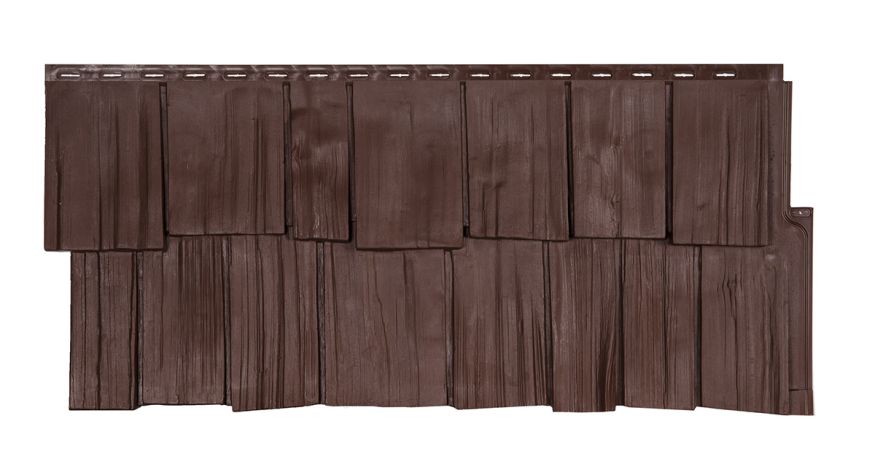 Фасадная панель T-Сайдинг, Щепа Дуб ЭКО-1 Браун купить в Сочи