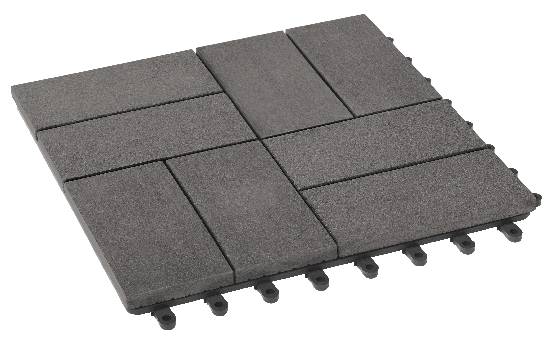 Модульный паркет ДПК GRINDERDECO Люкс 9 Серый базальт купить в Сочи