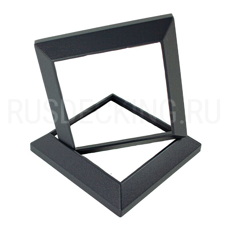 Рамка столба ограждения RusDecking Unodeck Графит купить в Сочи