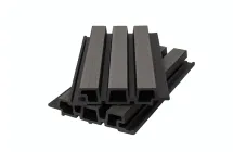 Фасадная панель брусковая из ДПК Polivan Group CO-EX MIX, Grey dark