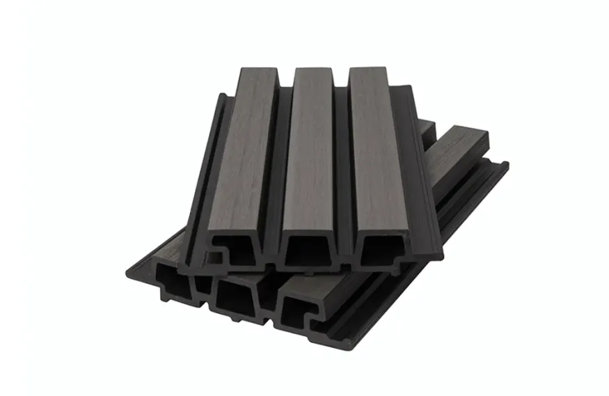 Фасадная панель брусковая из ДПК Polivan Group CO-EX MIX, Grey dark купить в Сочи