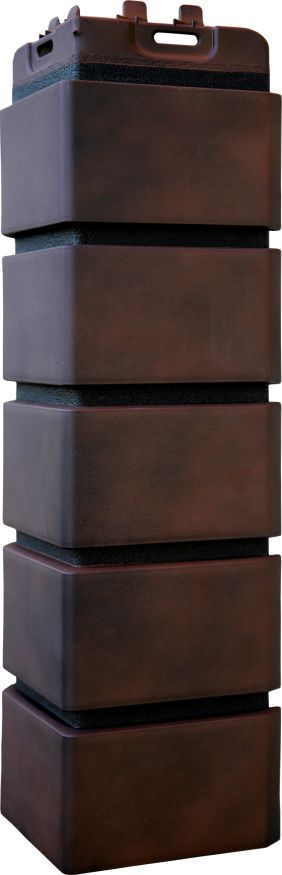 Угол наружный Grand Line, Клинкерный кирпич Design Plus, Кофе с черным швом купить в Сочи