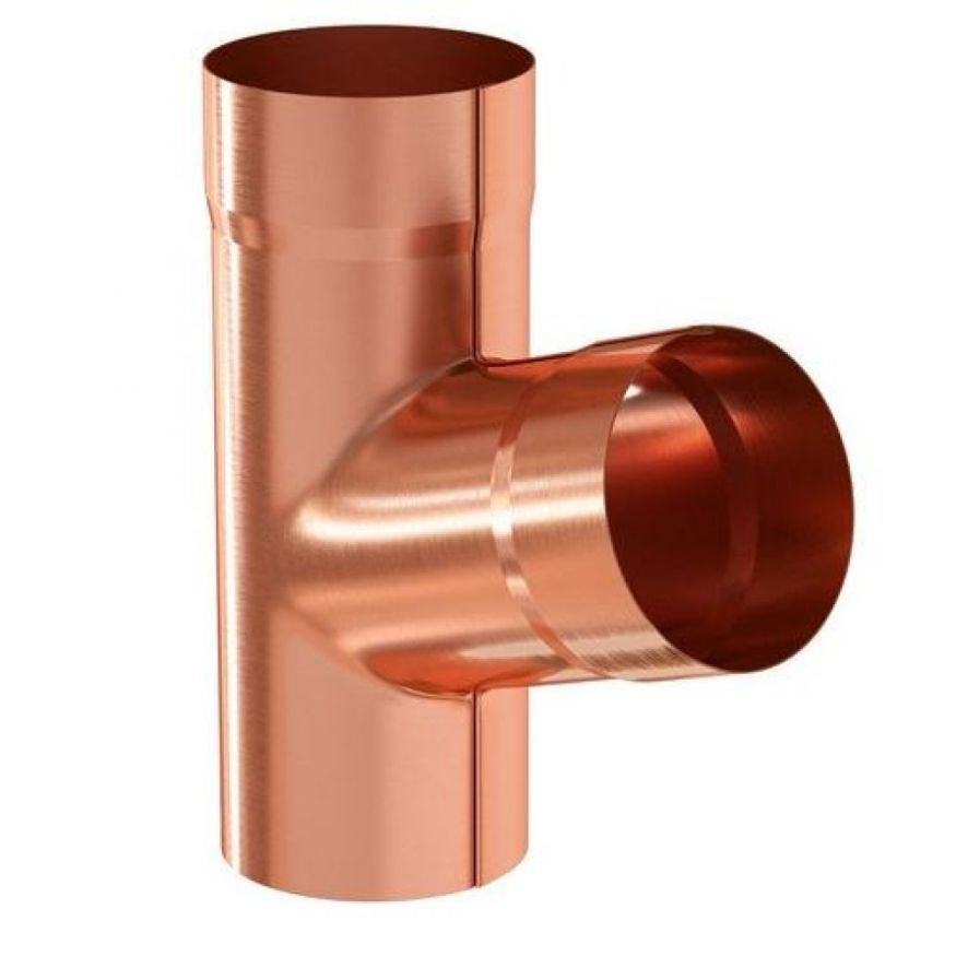 Тройник Aquasystem из меди 125/90 купить в Сочи