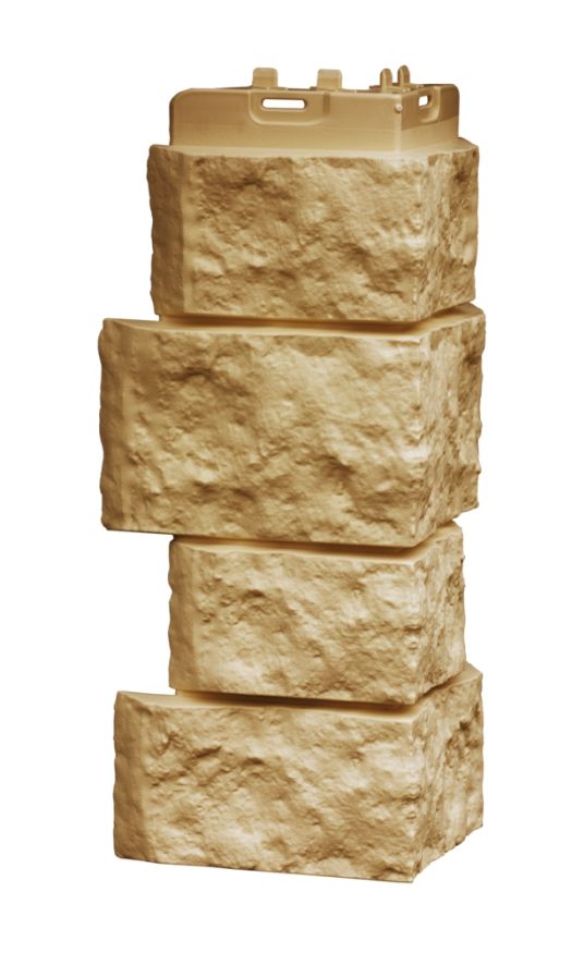 Угол наружный Grand Line, Дикий камень Classic, Песочный купить в Сочи