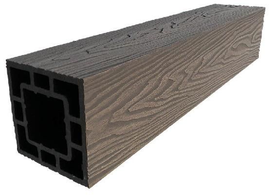 Столб опорный ДПК 3D GardenParkett 120х120мм, Венге купить в Сочи