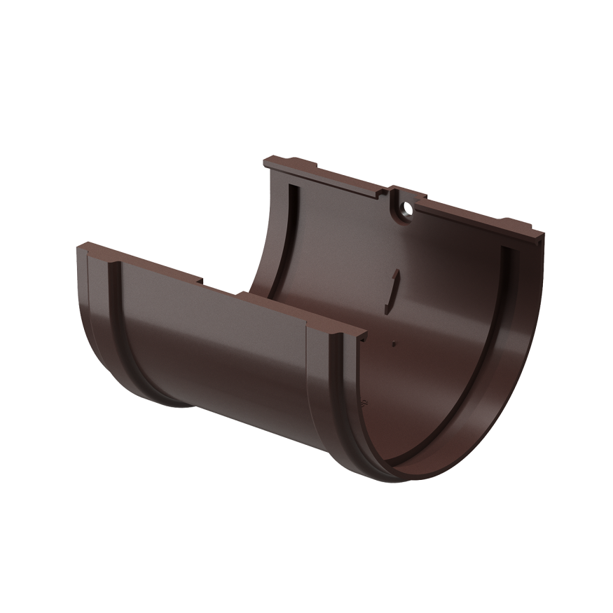 Соединитель для желобов Docke Premium, цвет Шоколад купить в Сочи