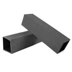 Столб опорный ДПК 3D GardenParkett 100х100мм, Графит