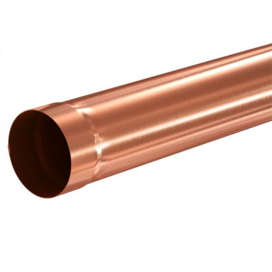 Водосточная труба Aquasystem 3.00м из меди 125/90 купить в Сочи