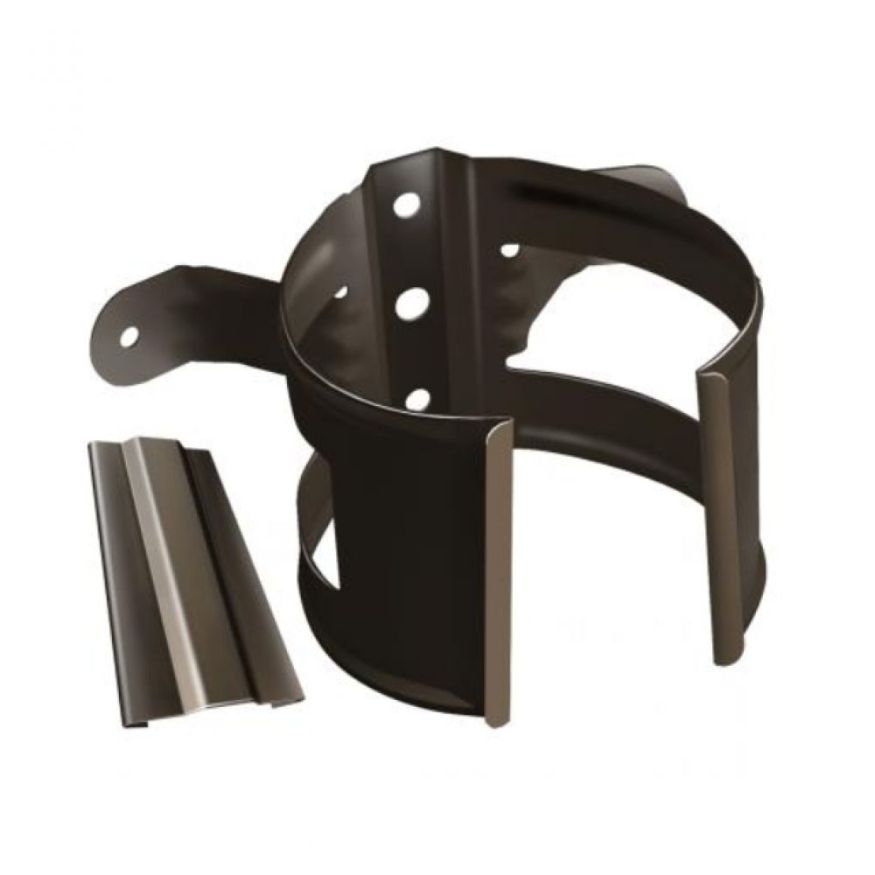 Кронштейн для трубы на деревянной основе, Grand Line, коричневый (RR 32) купить в Сочи