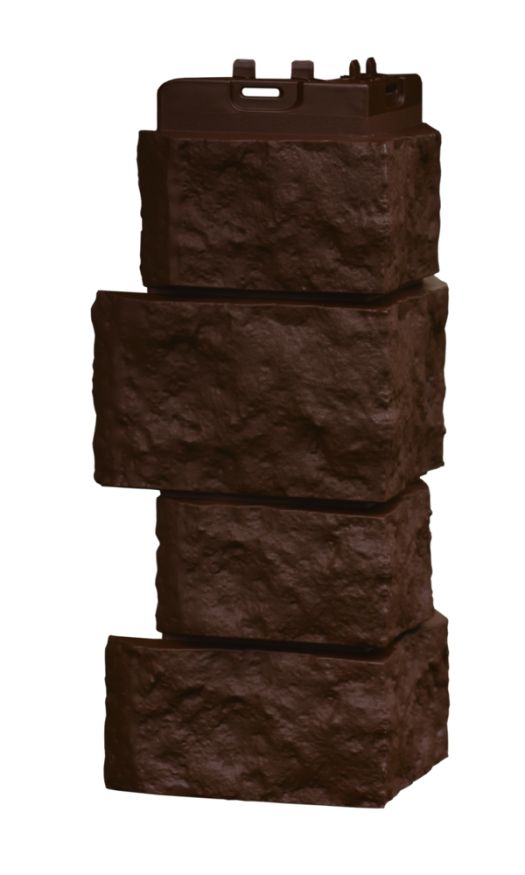 Угол наружный Grand Line, Дикий камень Classic, Шоколадный купить в Сочи