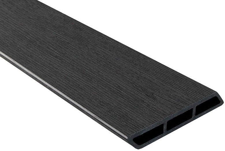 Доска Ромбус 3D ДПК Outdoor STORM BLACK черного цвета купить в Сочи