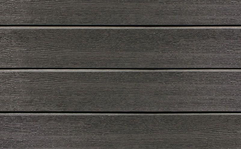 Доска Ромбус 3D ДПК Outdoor STORM BLACK черного цвета купить в Сочи