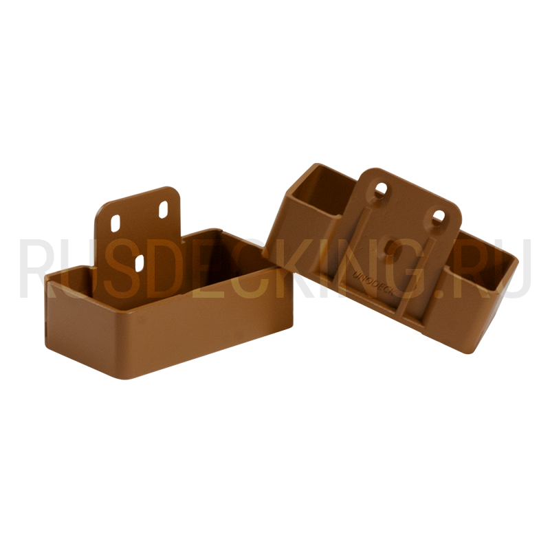 Комплект крепления перил прямое RusDecking Unodeck Орех купить в Сочи