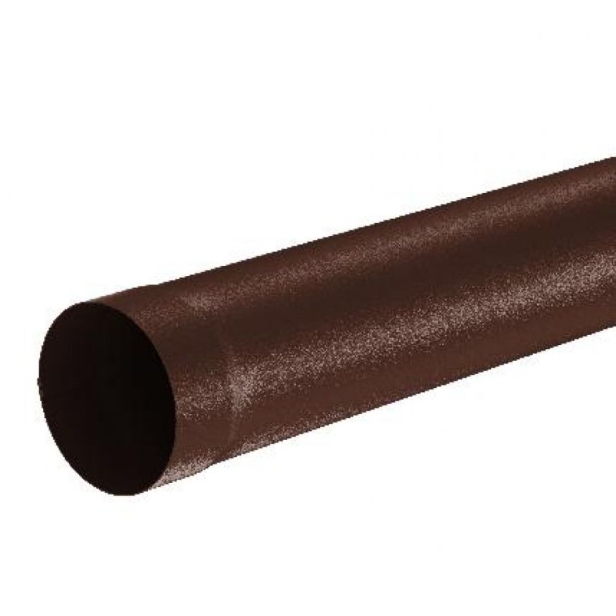 Водосточная труба Aquasystem, RAL 8017 Коричневый матовый, длина 1.00 м, размер 150/100. купить в Сочи