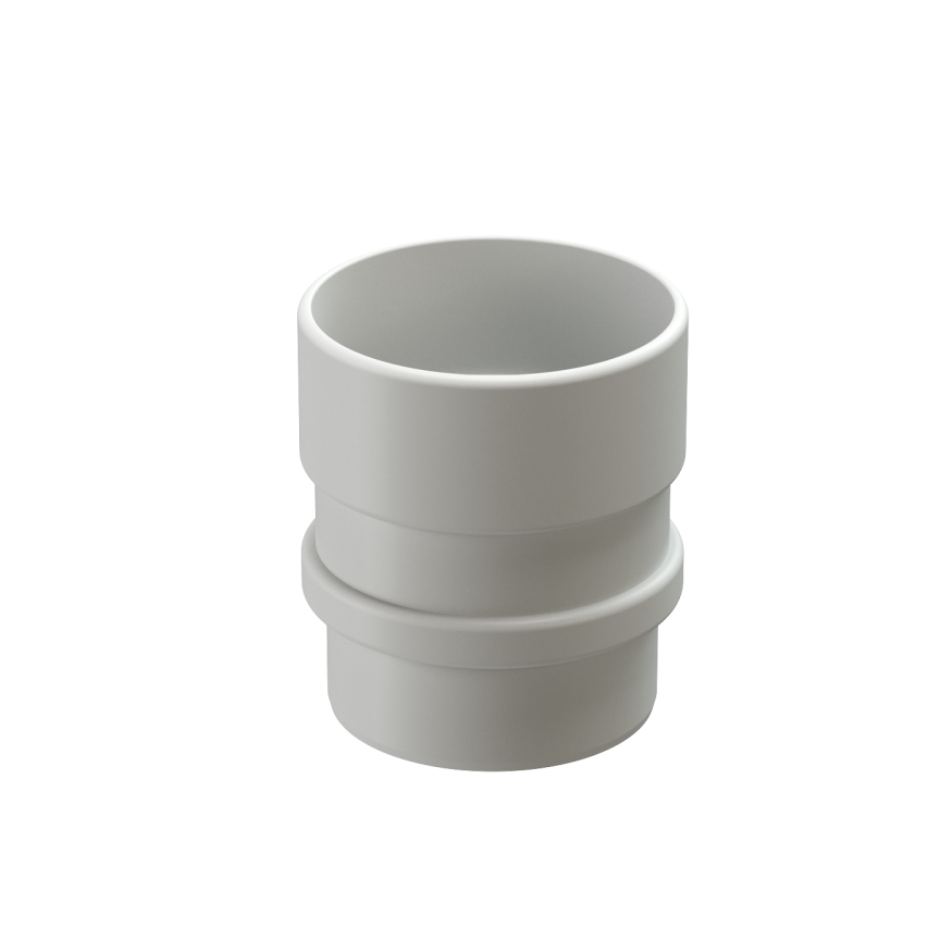 Муфта соединительная для водостока Docke Lux, Пломбир купить в Сочи