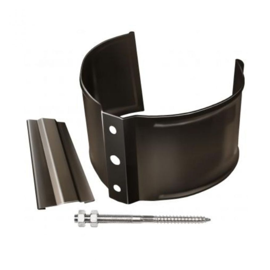 Кронштейн для трубы на кирпич, Grand Line, коричневый (RR 32) купить в Сочи