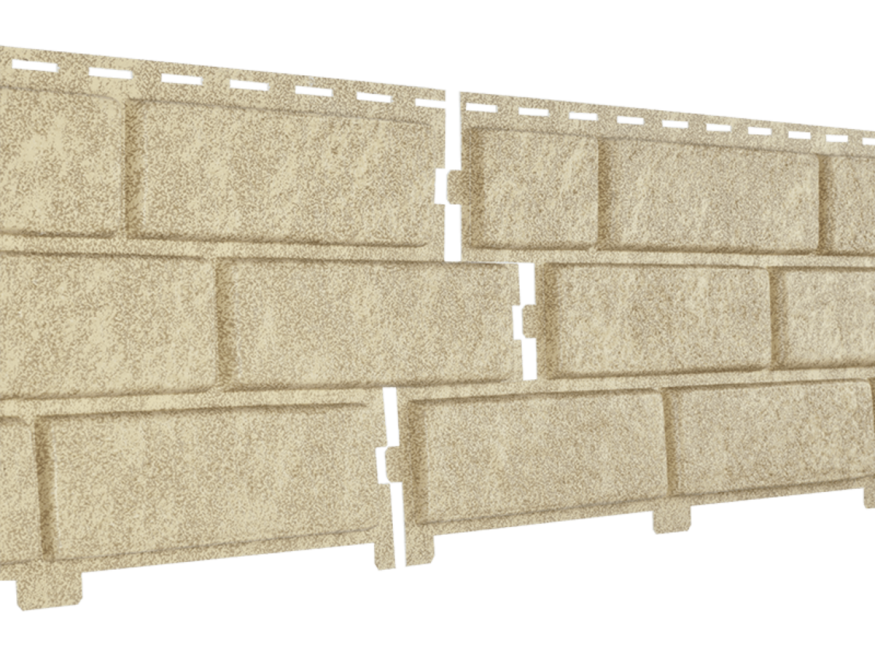 Фасадные панели Ю-Пласт, Стоун Хаус Кирпич, Песочный купить в Сочи