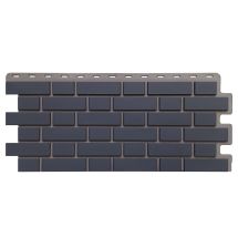 Фасадная панель FineBer Клинкерный кирпич, Асфальт