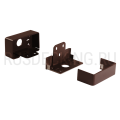 Комплект крепления перил прямое RusDecking Unodeck Венге купить в Сочи