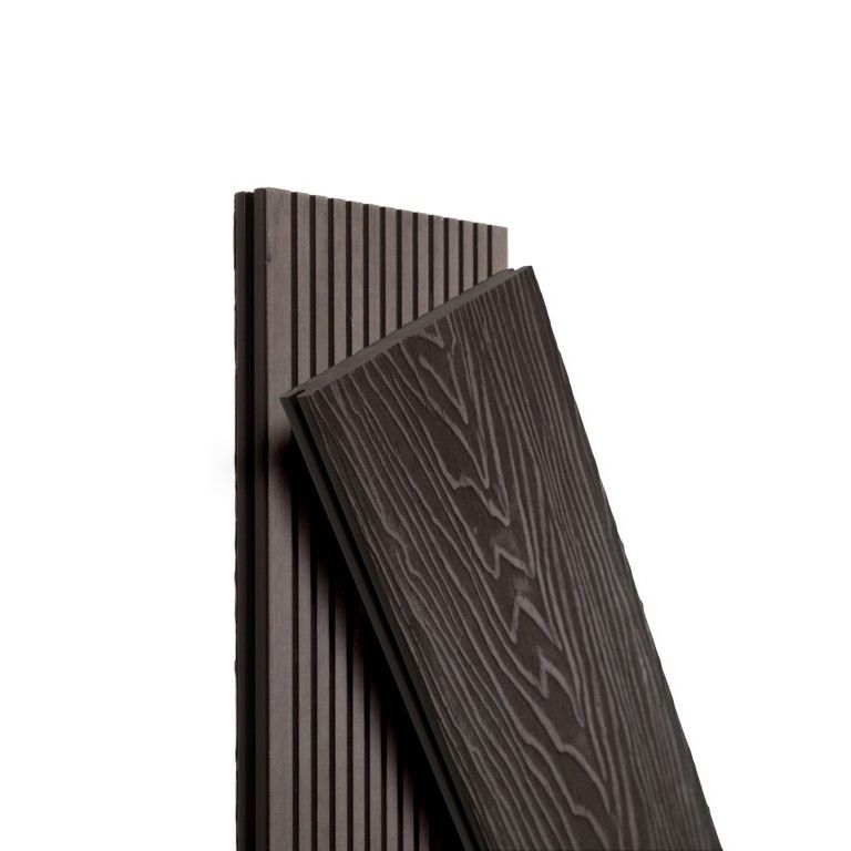 Террасная доска Экодекинг Топ полнотелая, Венге купить в Сочи