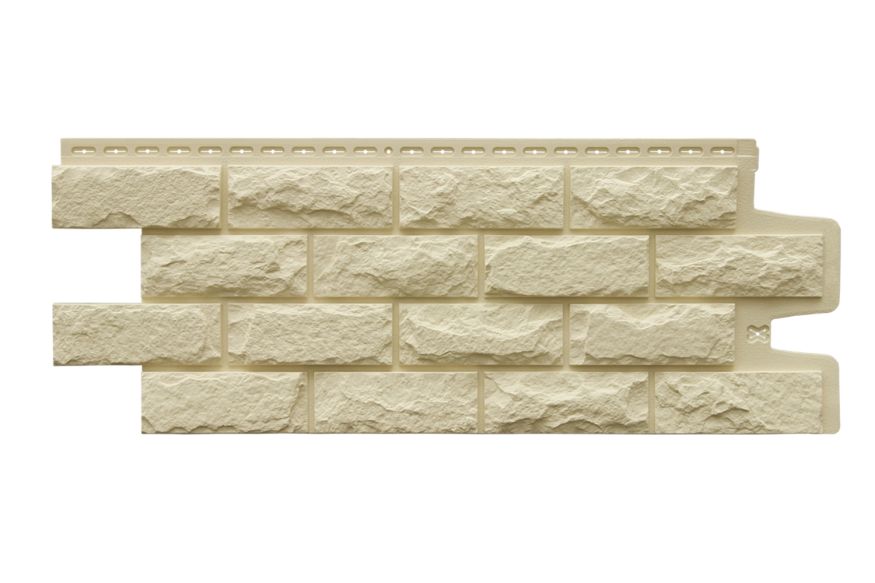 Фасадные панели Grand Line, Колотый камень Classic, Бежевый купить в Сочи