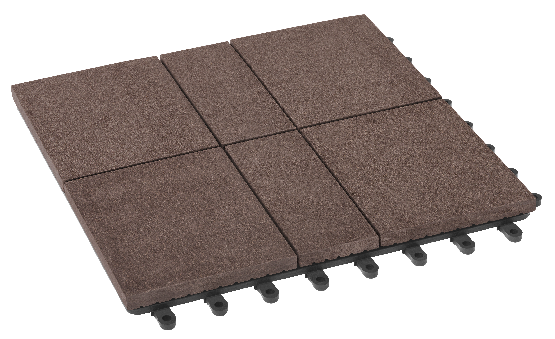 Модульный паркет ДПК GRINDERDECO Люкс 8 в цвете Шоколад купить в Сочи