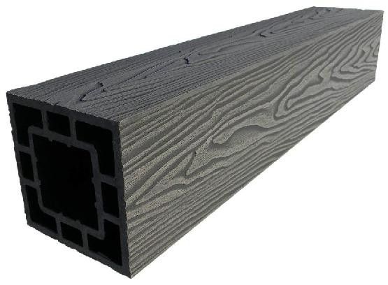 Столб опорный ДПК 3D GardenParkett 120х120мм, Графит купить в Сочи