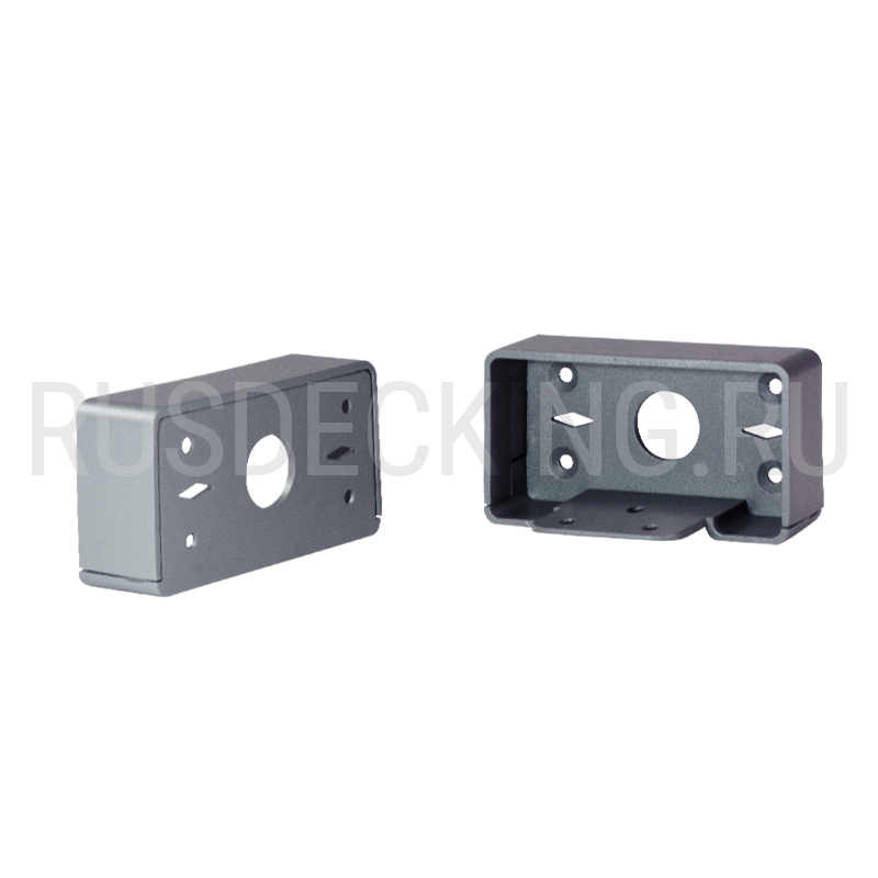 Комплект крепления перил прямое RusDecking Unodeck Серый купить в Сочи