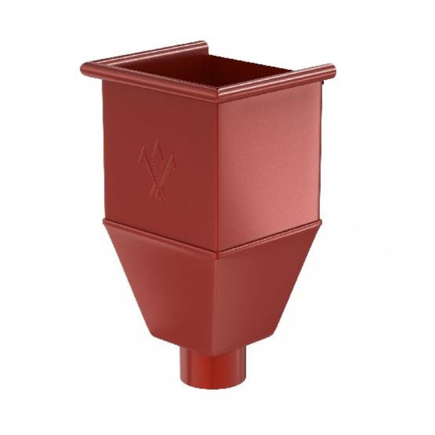 Водосборная воронка удлиненная Aquasystem RR29 Бургундия 125/90 купить в Сочи