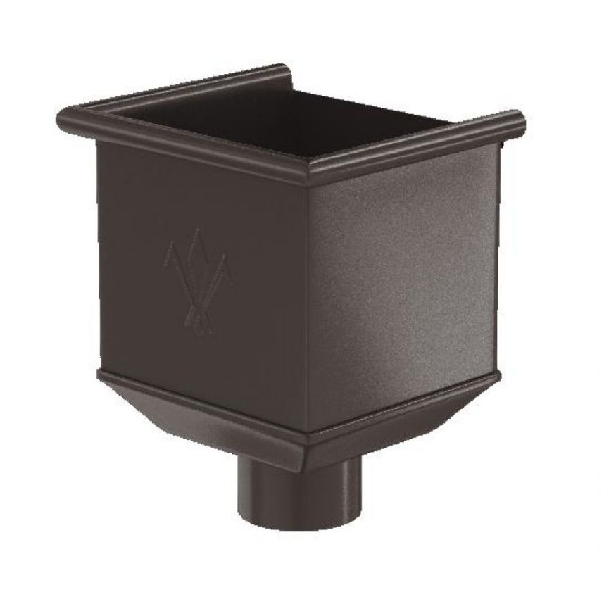 Воронка водосборная Aquasystem RR 32, тёмно-коричневая, 150/100 купить в Сочи