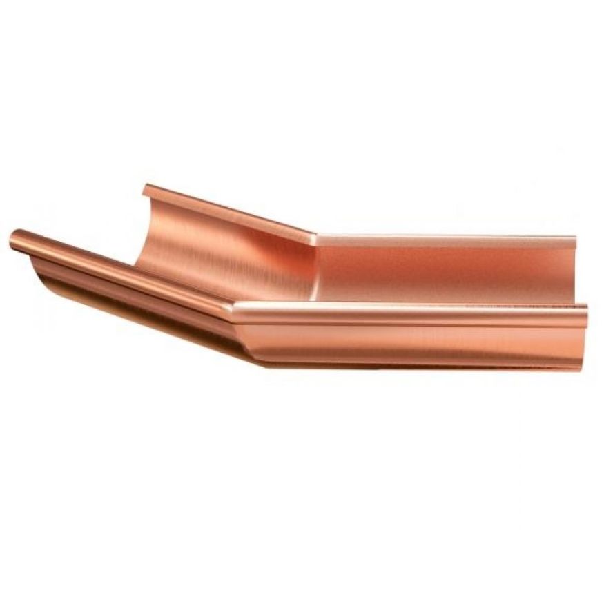 Наружный угол желоба 135° Aquasystem, медь 125/90 купить в Сочи